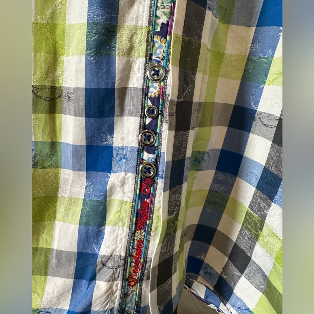 Robert Graham Checkered Button Down - image 4